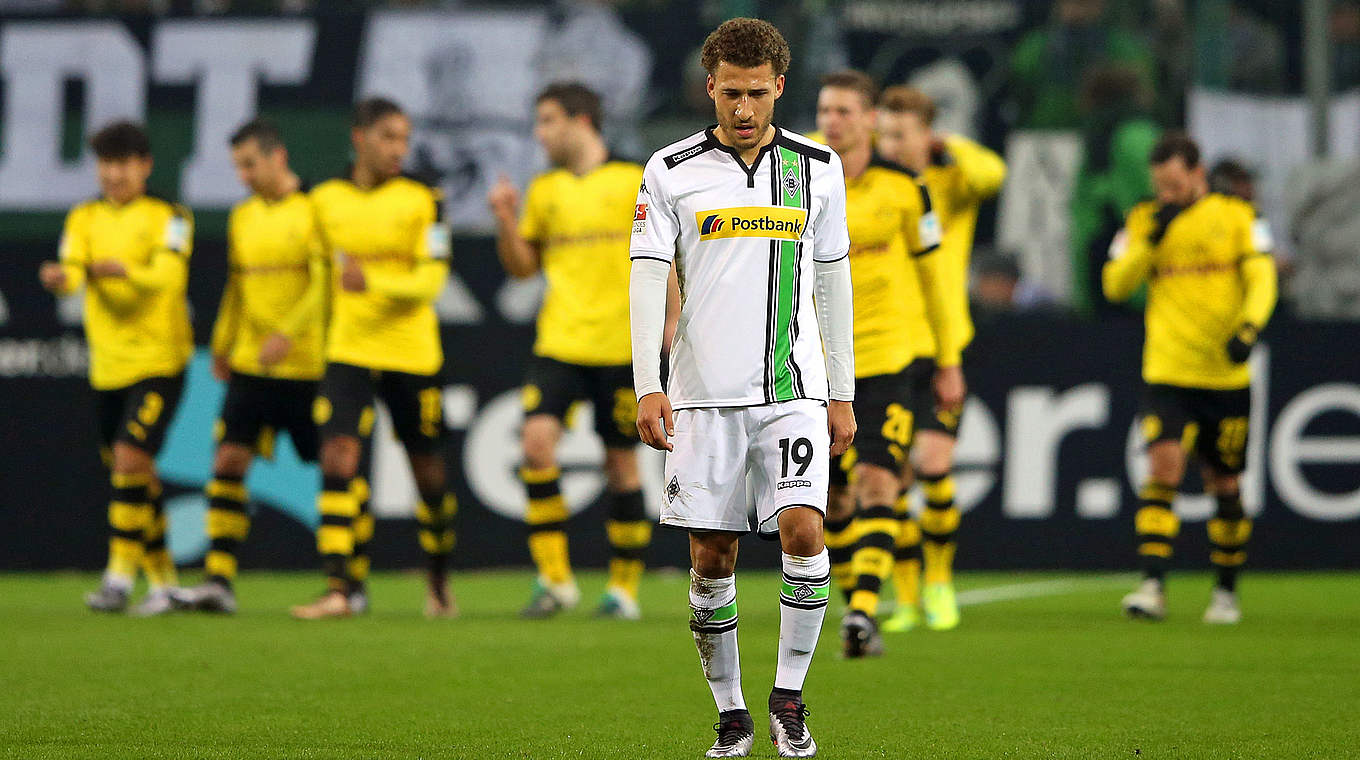 Gladbach were beaten by a superior Dortmund side last weekend © 2016 Getty Images