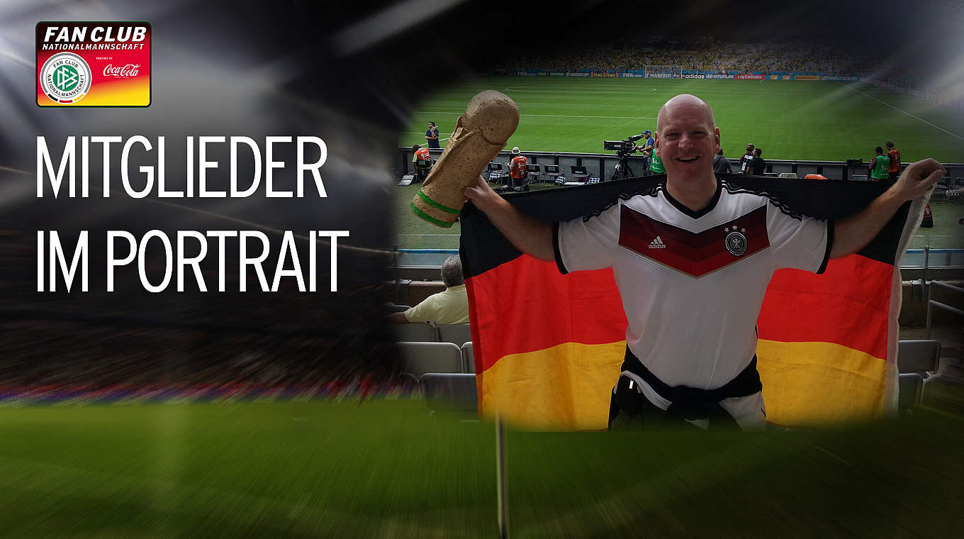 Die WM in Brasilien war der Urlaub seines Lebens: Groundhopper Alex © Fan Club Nationalmannschaft