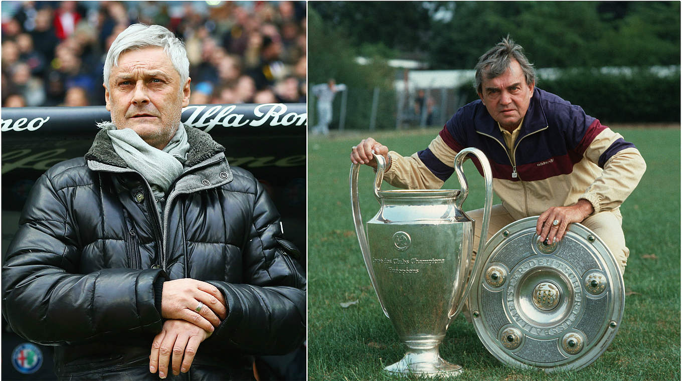 Vorm 110. Bundesligaerfolg: Armin Veh (l.) kann Trainerlegende Ernst Happel überholen © gettyimages