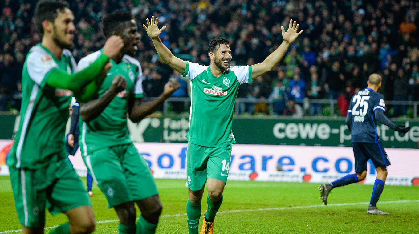 Werder drew 3-3 against Hertha BSC last Saturday, and are full of confidence © 