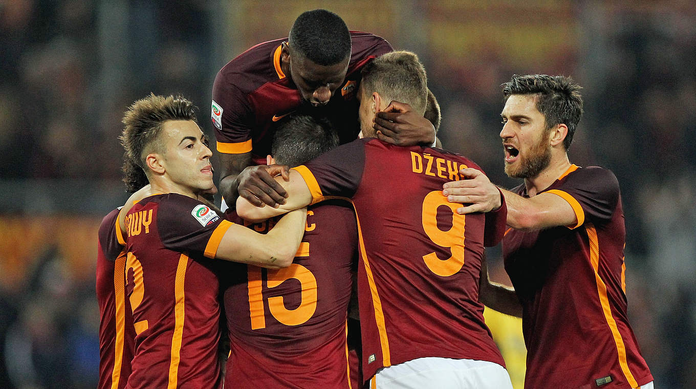 Rüdiger completed Roma's victory on Saturday © 2016 Getty Images