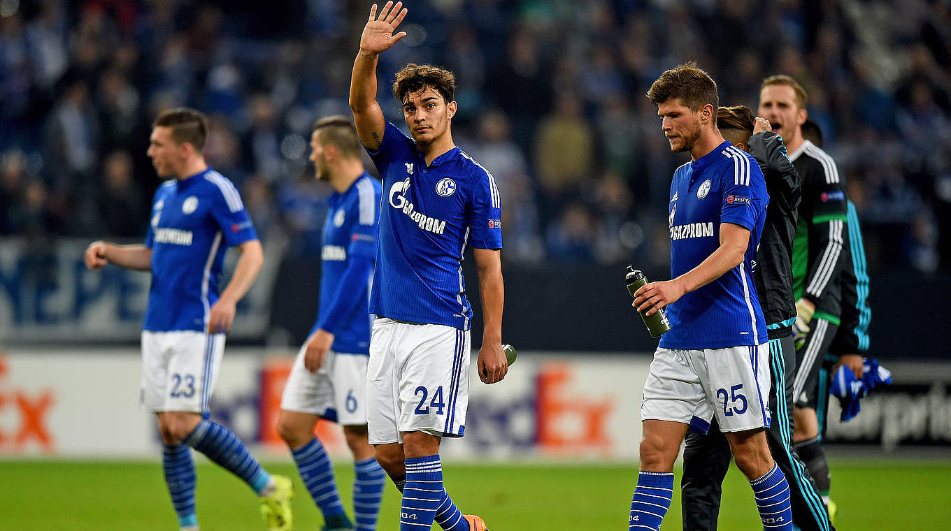 Abschied aus Schalke, zumindest vorerst: Kaan Ayhan (3.v.l.) © Getty Images