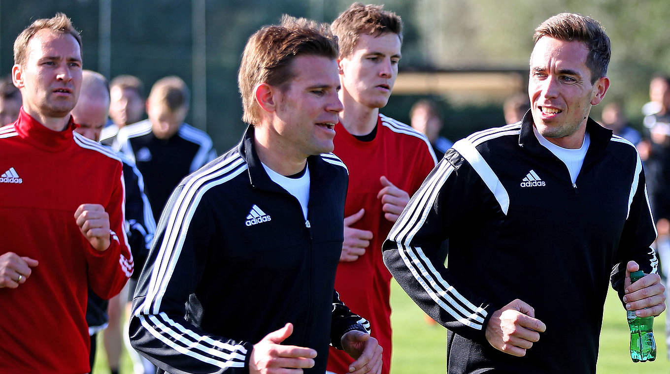 Brych (2.v.l.): "Training ist darauf ausgerichtet, die körperlichen Grundlagen zu legen" © Getty Images