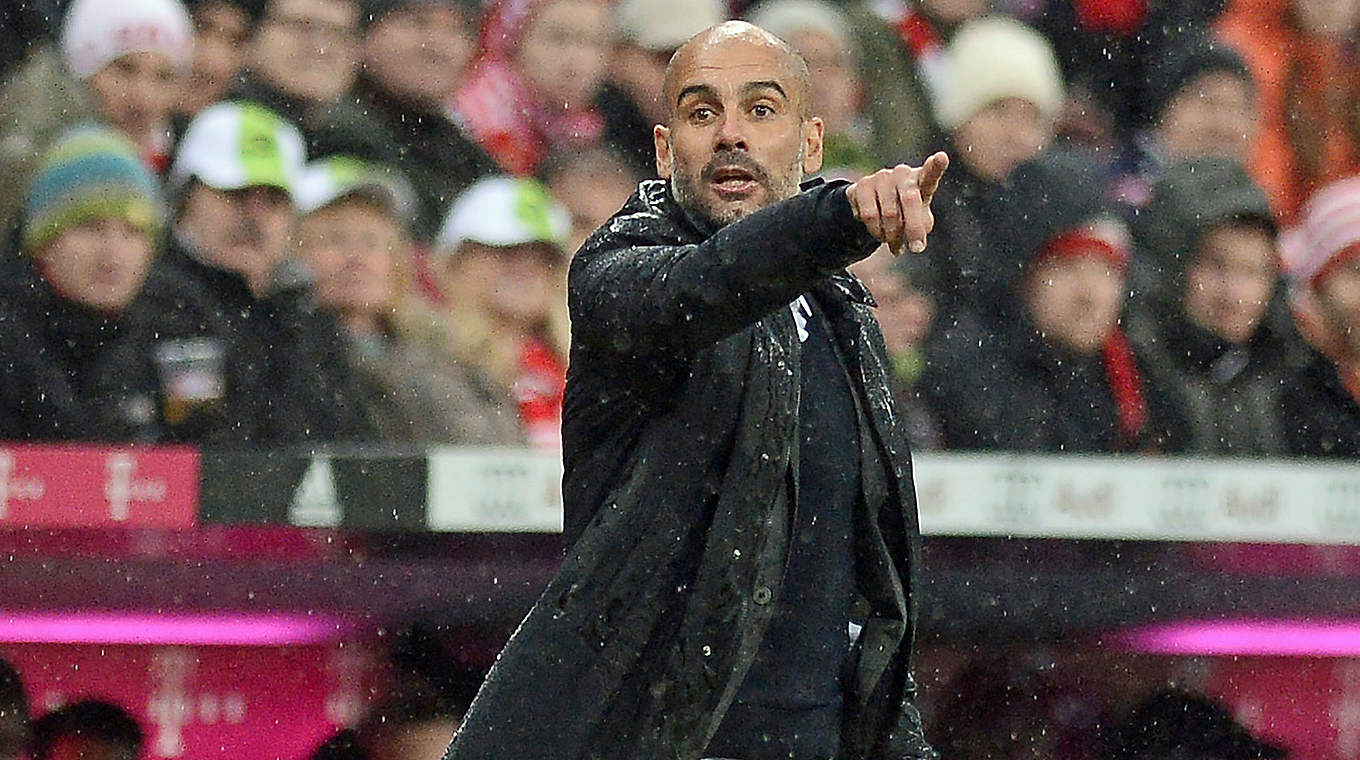 Dreijahresvertrag bis 2019 bei ManCity: Pep Guardiola wechselt im Sommer nach England © LUKAS BARTH/AFP/Getty Images