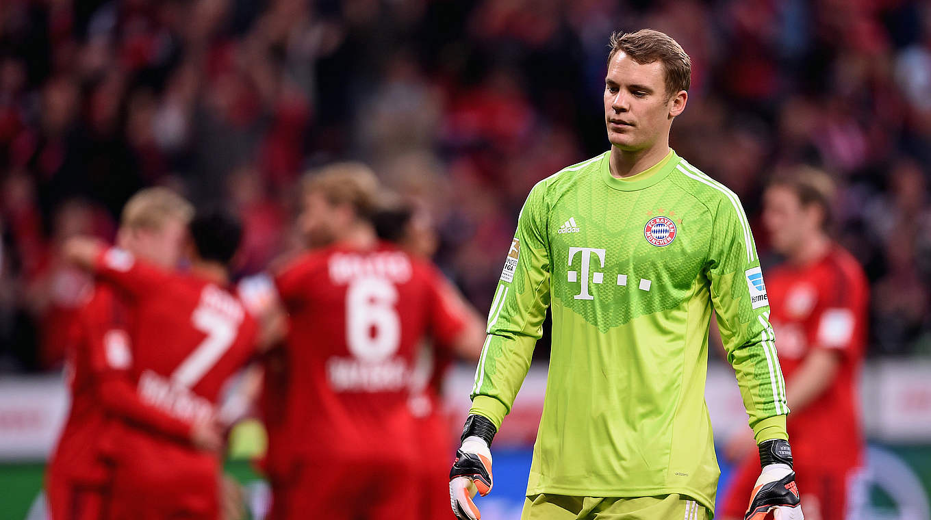 Niederlage am Samstagabend: Neuer und Co. verlieren Leverkusen-Gastspiel 2015 © 2015 Getty Images