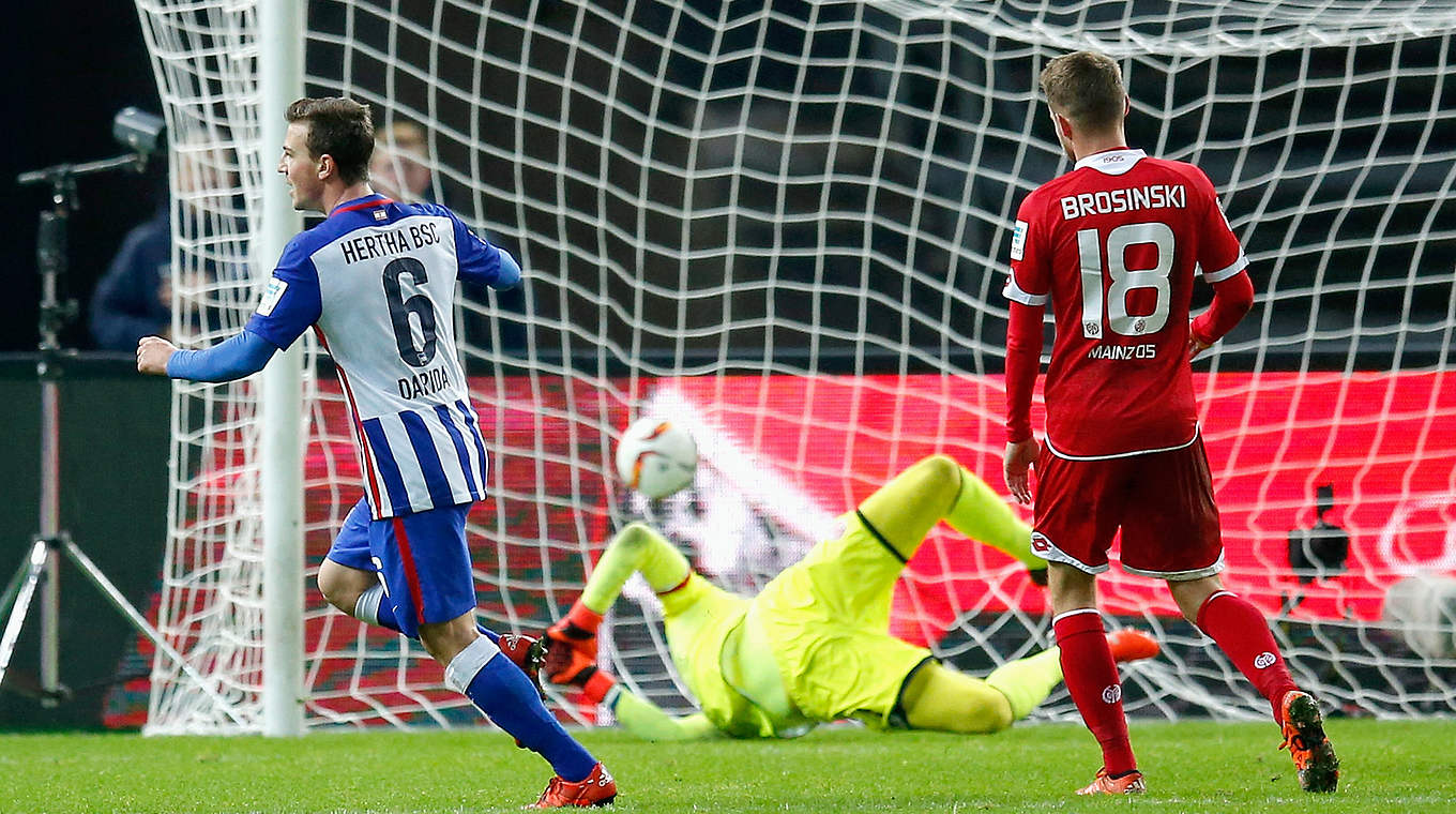 Herthas Mann für die Führungstreffer: Vladimir Darida © 2015 Getty Images