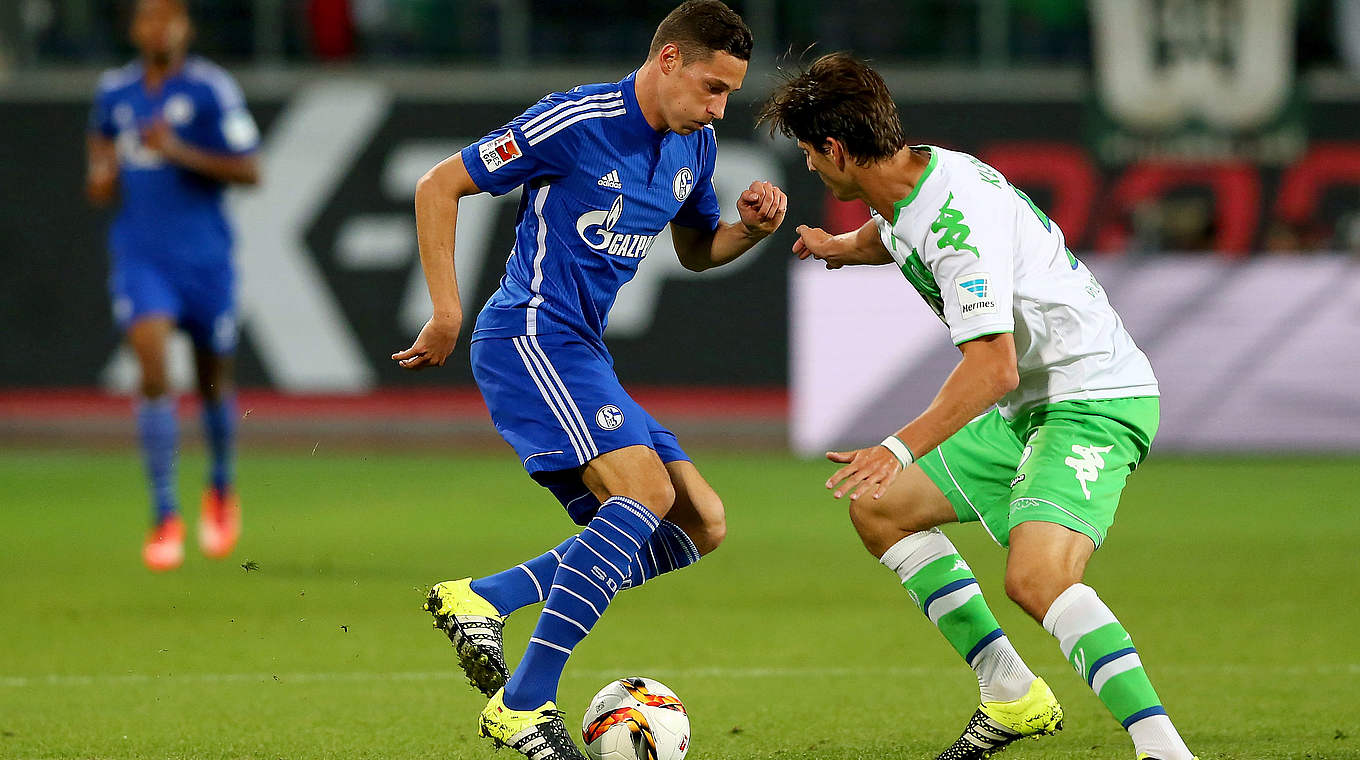 Draxler's last game in a Schalke shirt was against Wolfsburg earlier this season © 2015 Getty Images