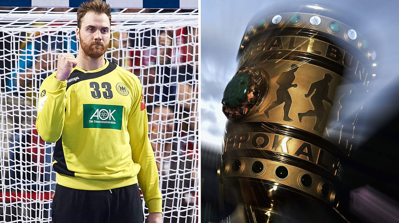 Handarbeit kann er: Handball-Europameister Andreas Wolff lost das Pokalhalbfinale aus © Getty Images/DFB