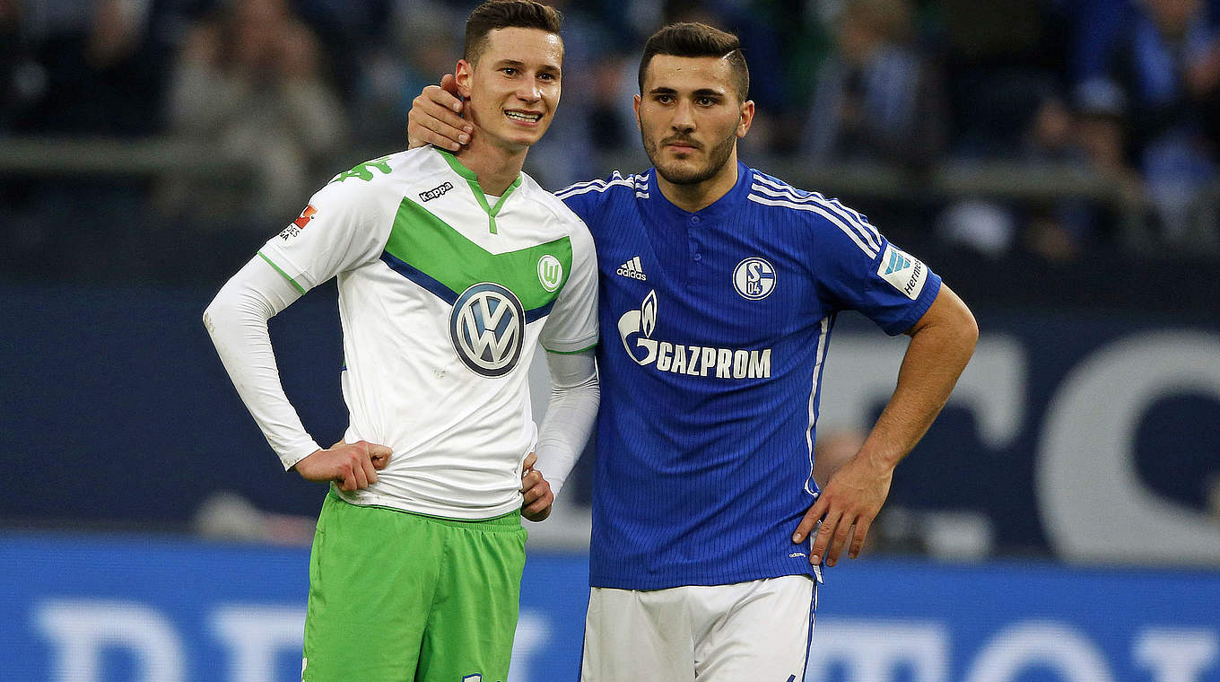 Draxler (l.): "Sead Kolasinac hatte für Freunde und Familie von mir Karten besorgt" © AFP/GettyImages