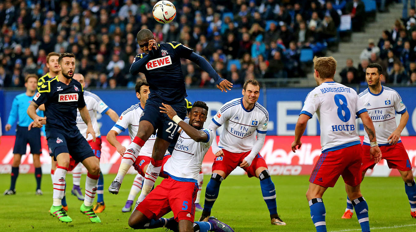 Umkämpfe Partie, kein Sieger: Köln und Hamburg trennen sich 1:1 © 2016 Getty Images