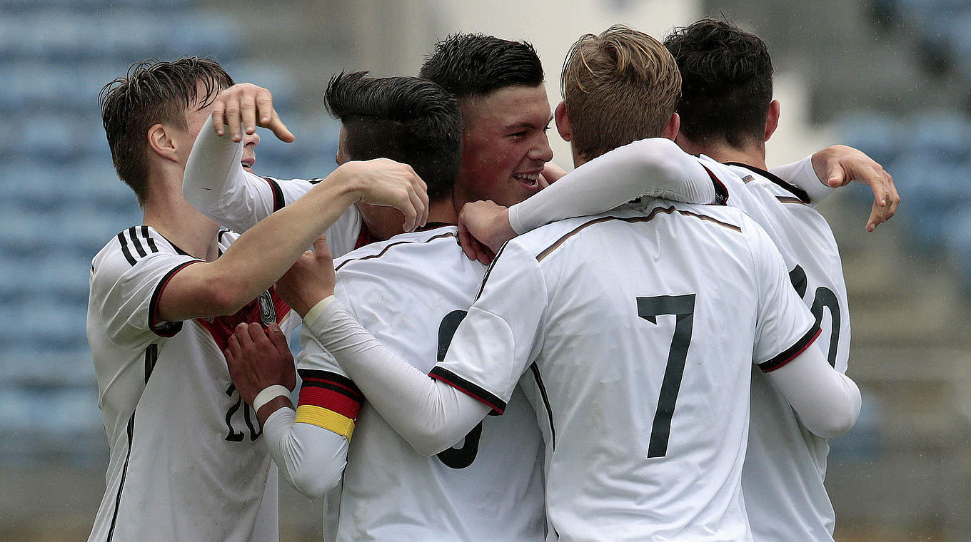 Germany marked the end of their tournament with a 5-0 win over Portugal © 2016 Getty Images