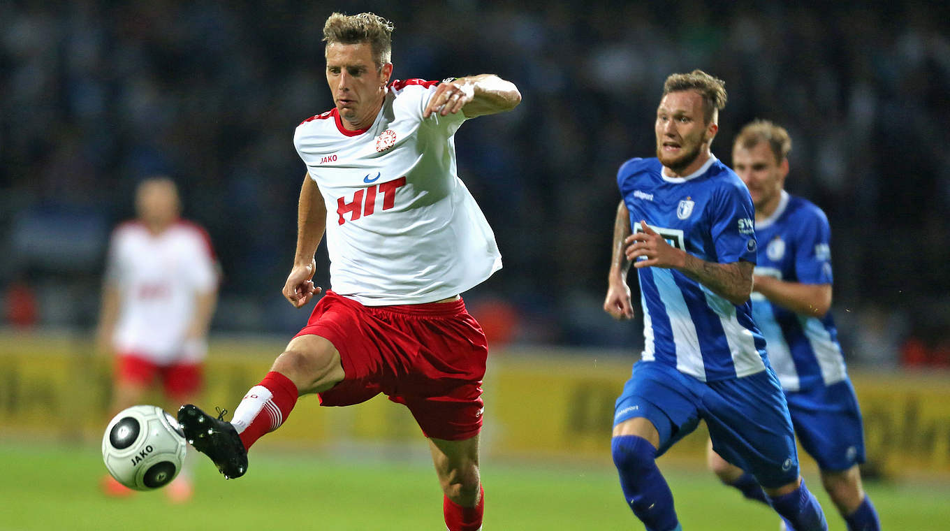 Matchwinner im Hinspiel: Johannes Rahn (l.) traf beim 2:1 für Fortuna Köln gleich doppelt © 2015 Getty Images