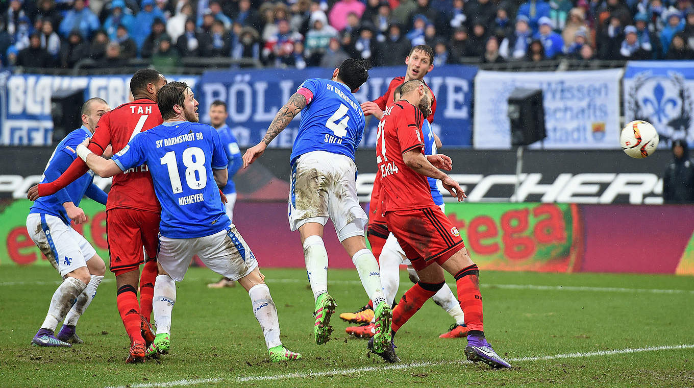 Sulu scores an own goal against Leverkusen © 2016 Getty Images