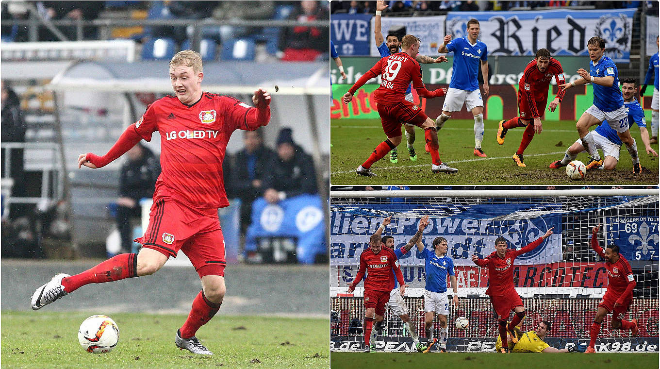 Matchwinner: Brandt shoots Leverkusen into third © imago/DFB