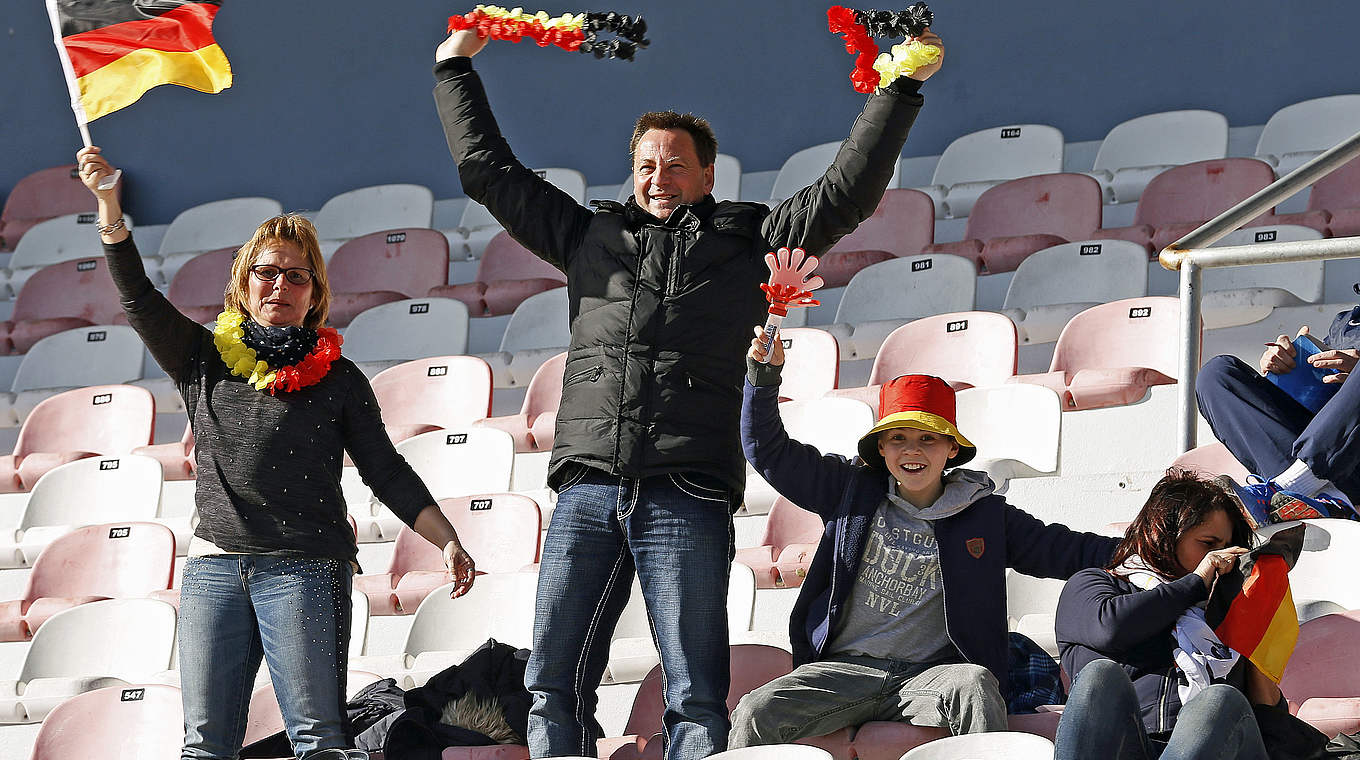 Begeistert: Deutschland-Fans an der Algarve © 2016 Getty Images