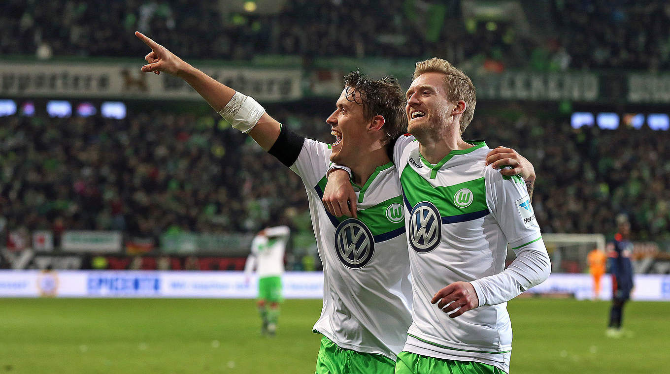 Ergänzen sich in der Offensive: Max Kruse (l.) und André Schürrle © RONNY HARTMANN/AFP/Getty Images