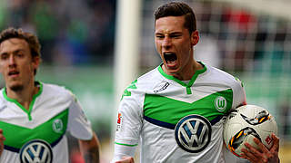 Am Wochenende maßgeblich am VfL-Sieg beteiligt: Weltmeister Julian Draxler © 2016 Getty Images