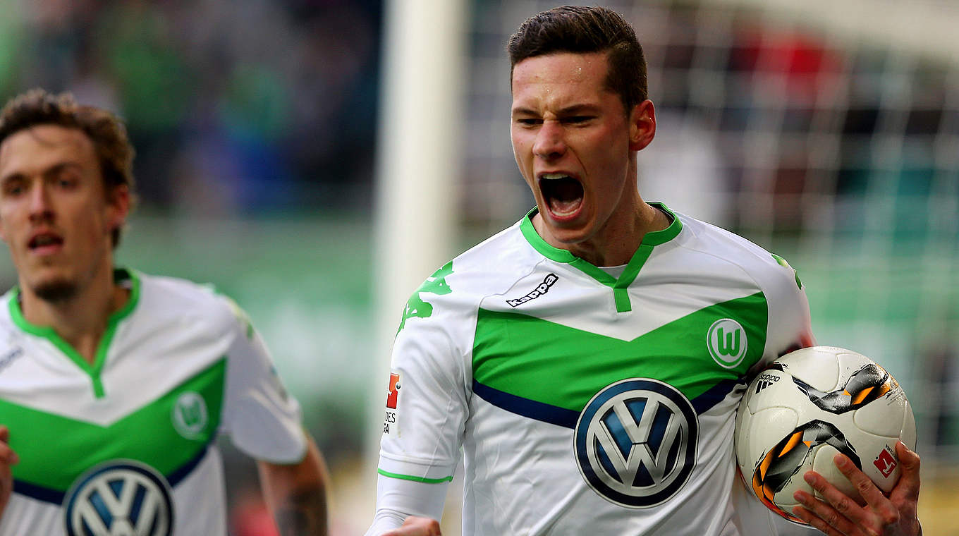 Am Wochenende maßgeblich am VfL-Sieg beteiligt: Weltmeister Julian Draxler © 2016 Getty Images