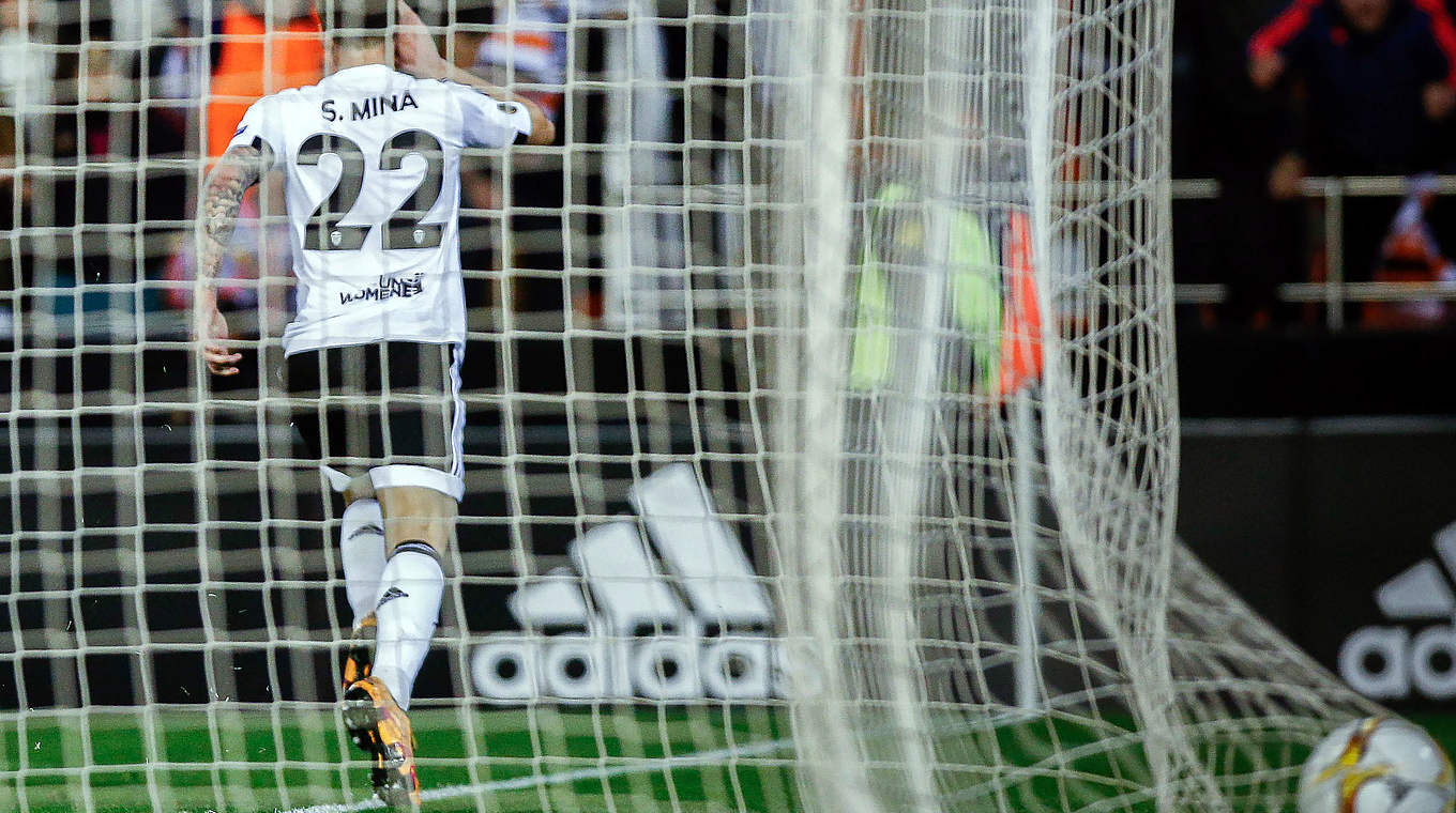 Zwei Tore, drei Assists: Valencias Santi Mina mit dem Spiel seines Lebens © 2016 Getty Images