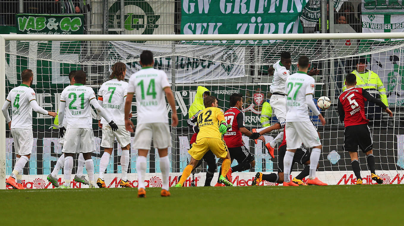 Ingolstadt enjoyed a 2-0 home win against Werder Bremen.  © 2016 Getty Images