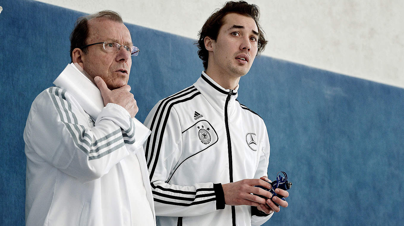 Nationaltrainer Paul Schomann (l.) und Wendelin Kemper (r.), einer der beiden Co-Trainer © 2016 Getty Images