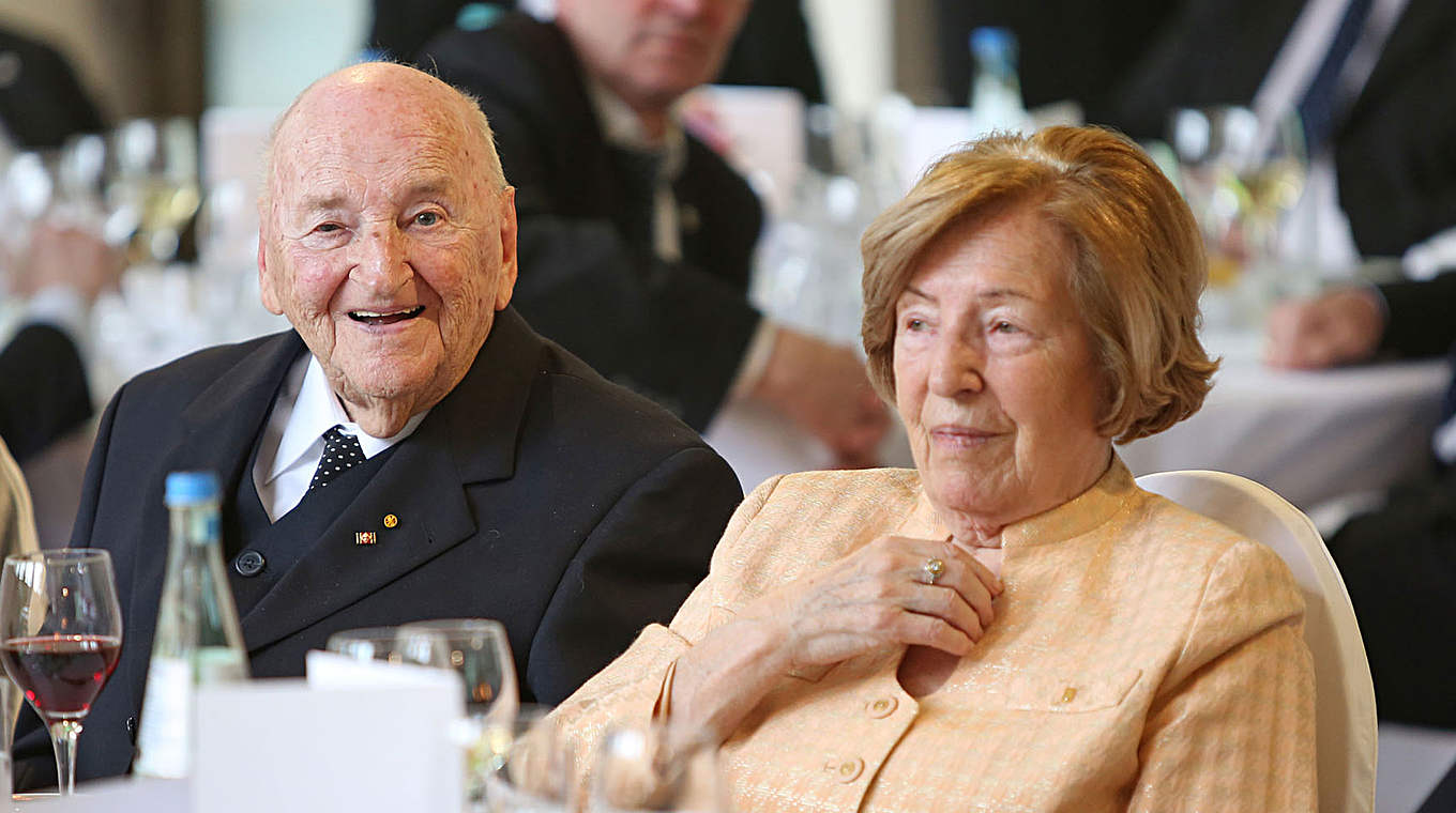 Egidius Braun wird 91 Jahre alt: der Jubilar zusammen mit seiner Ehefrau Marianne © Carsten Kobow