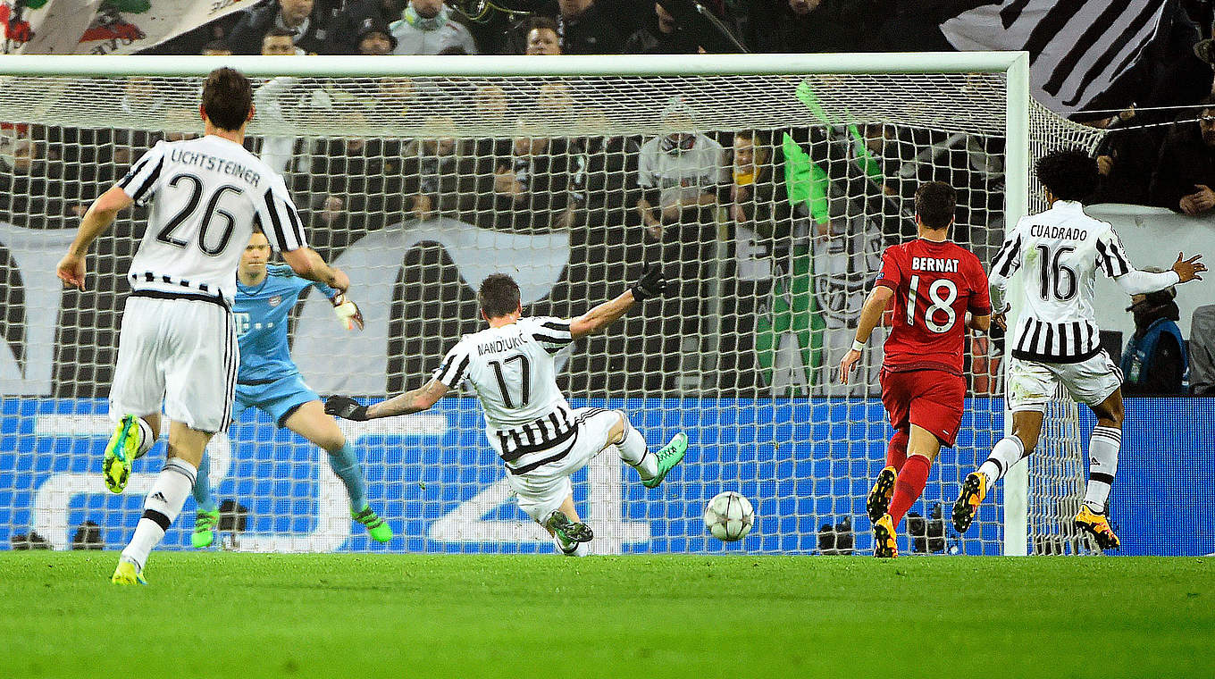Mario Mandzukic failed to score against his old club. © OLIVIER MORIN/AFP/Getty Images