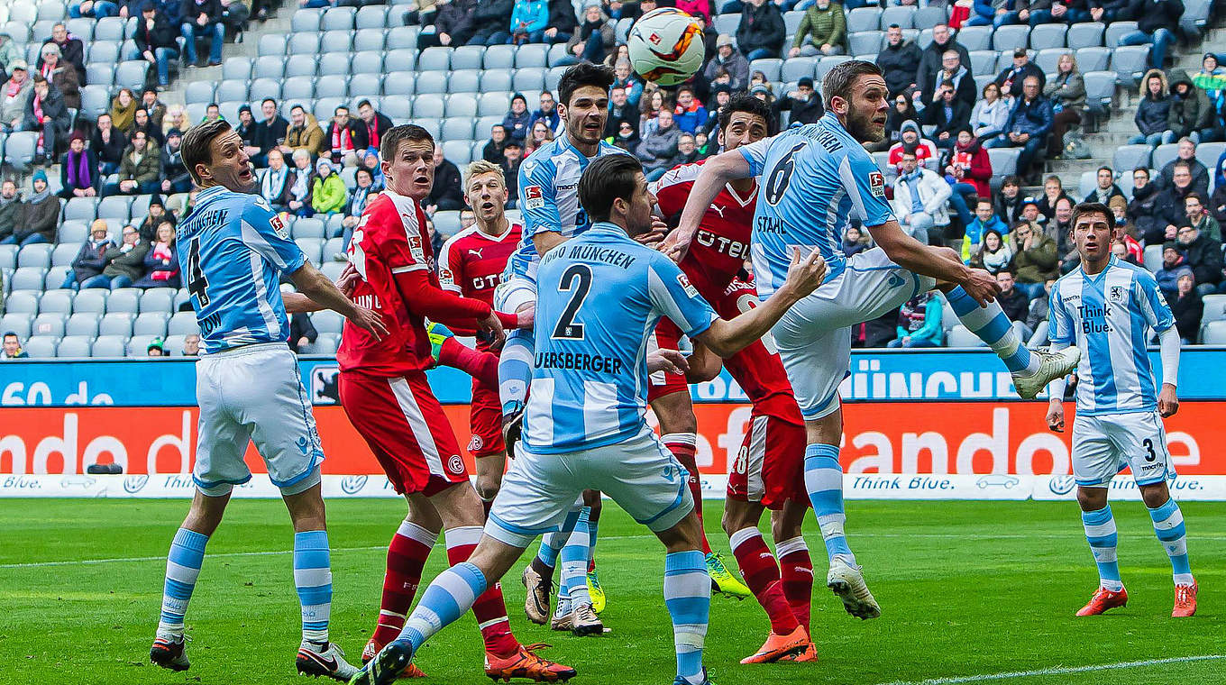 Big Point für 1860 München: die Löwen gewinnen Duell gegen Düsseldorf © imago/DeFodi