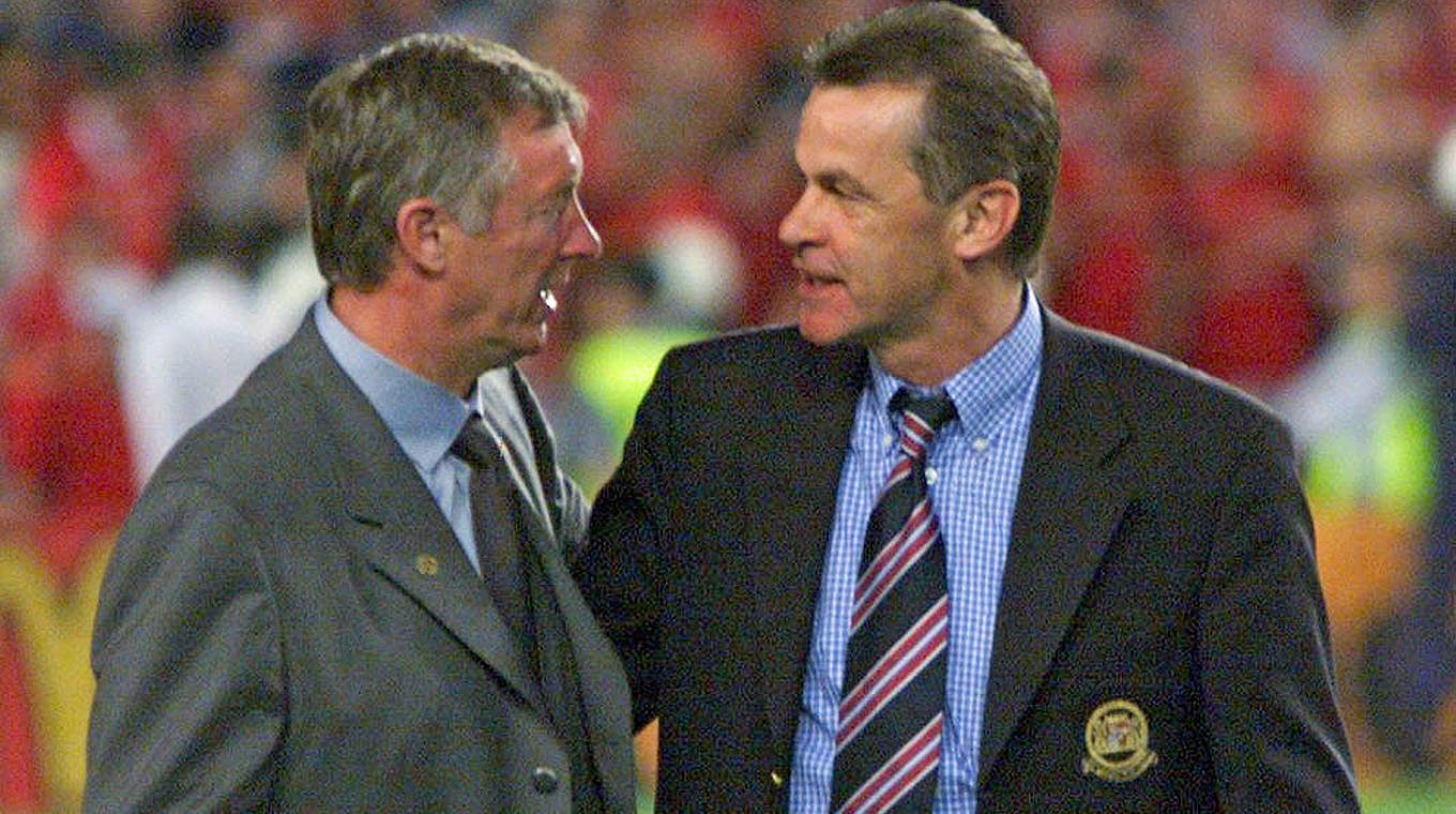 Rivals to friends: Sir Alex Ferguson and Hitzfeld © 