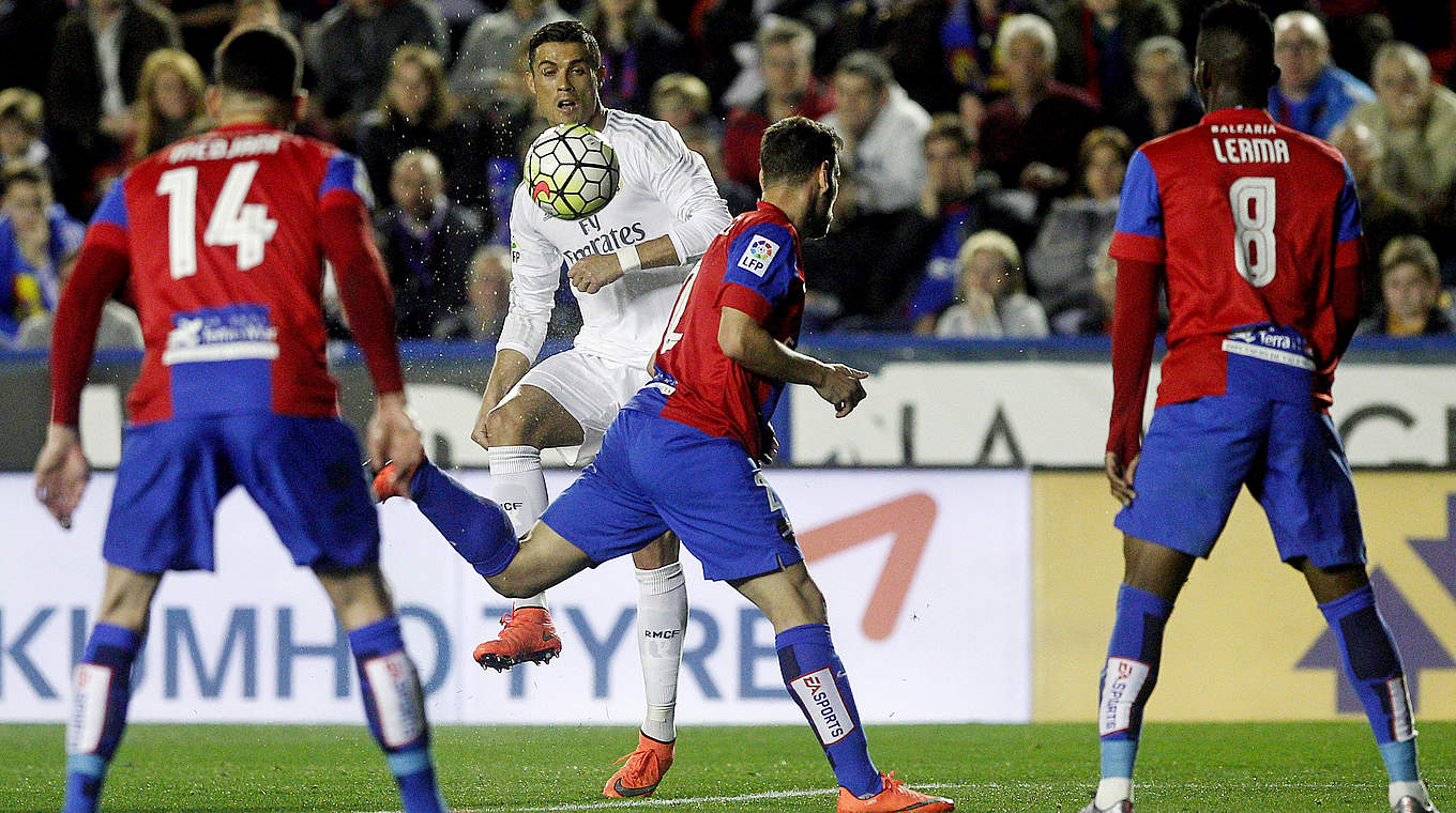 Trifft für Real Madrid gegen Schlusslicht Levante: Cristiano Ronaldo © AFP/Getty Images