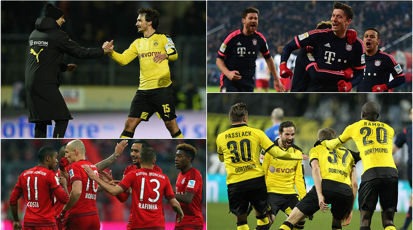 Spitzenspiel im Meisterschaftskampf: Borussia Dortmund empfängt Bayern München © Getty/DFB