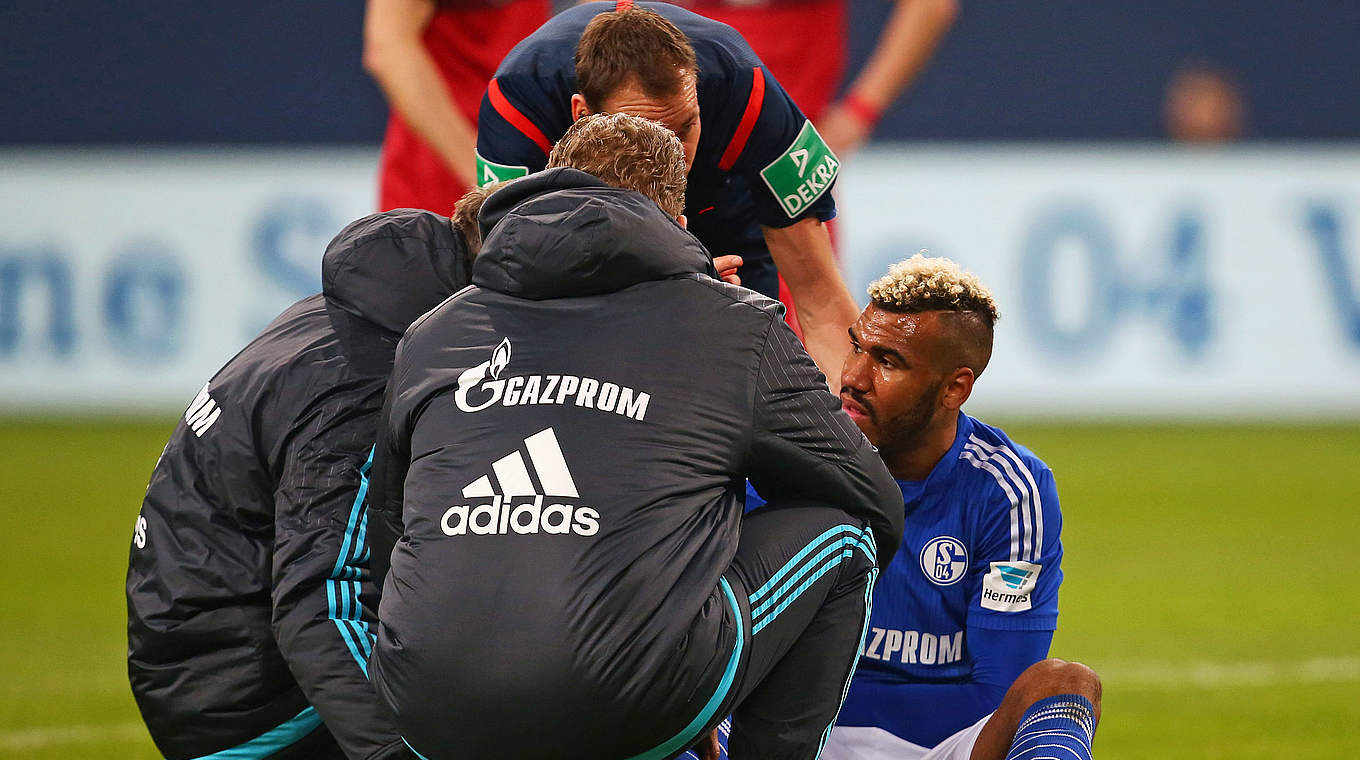 Schalkes Eric-Maxim Choupo-Moting (r.): Ausfall am Freitag in Berlin © 2016 Getty Images