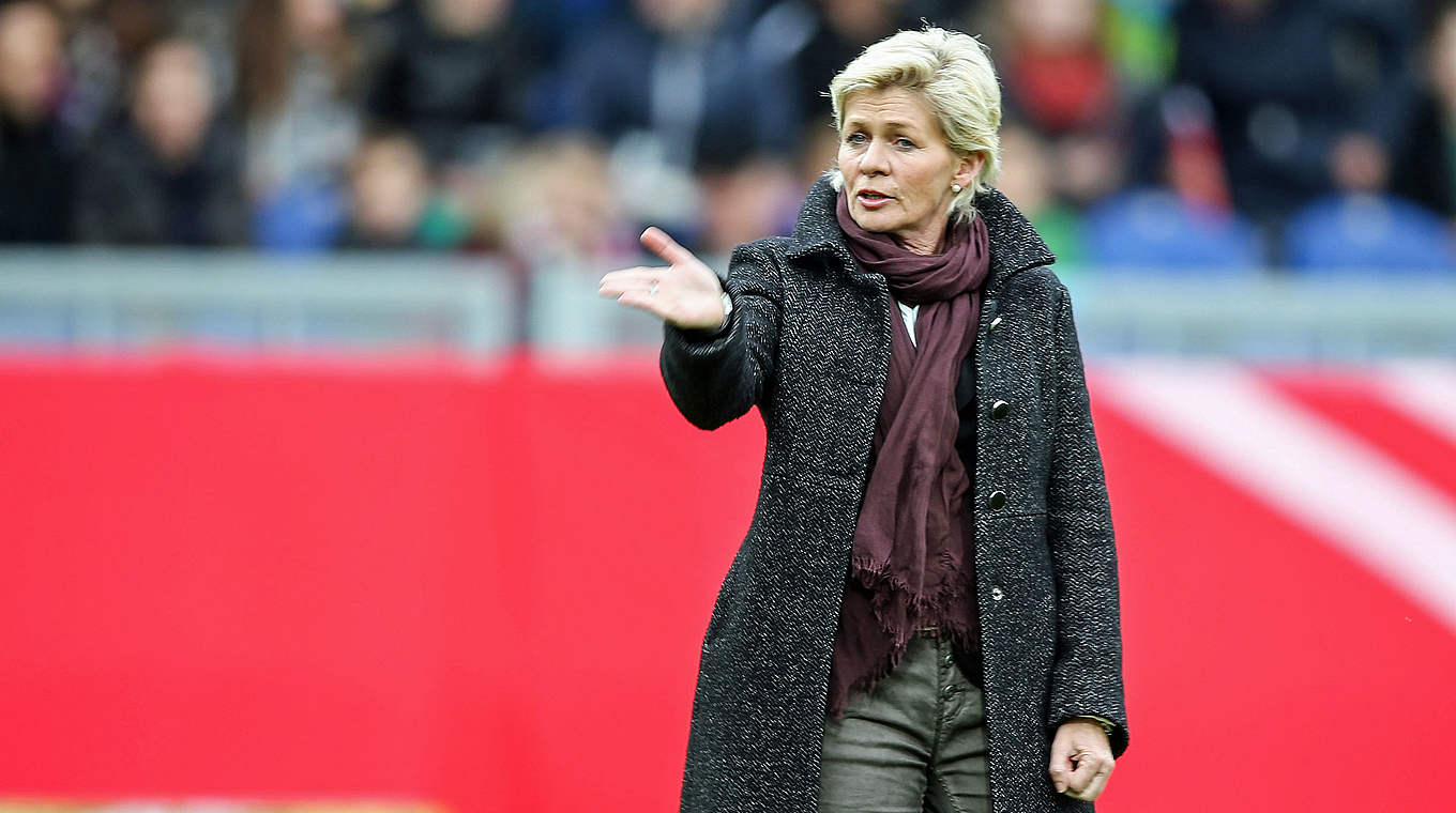 Germany coach Silvia Neid: "We improved throughout the tournament" © 2015 Getty Images