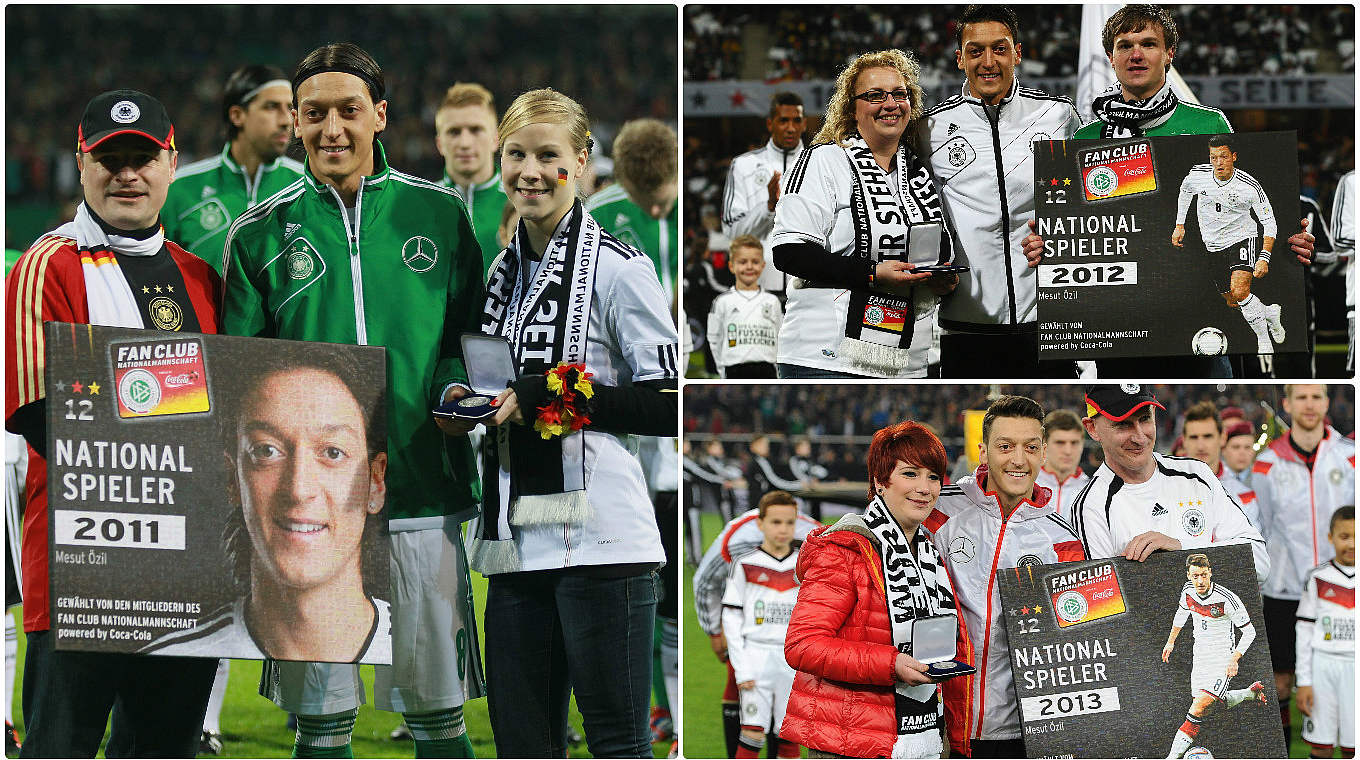 Bekanntes Szenario: Mesut Özil wurde bereits dreimal "Nationalspieler des Jahres" © Getty Images/Imago