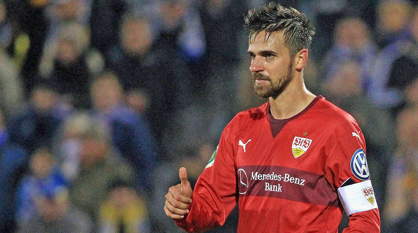 Peilt die VfB-interne Top Ten der Torjäger an: Martin Harnik © 2015 Getty Images