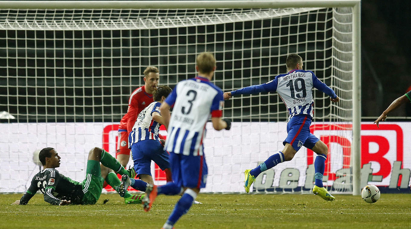 Ibisevic puts Hertha in front © 2016 Getty Images