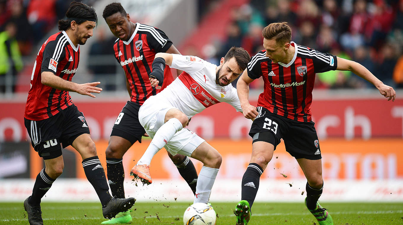 Ingolstadt are unbeaten at home in 2016 © 2016 Getty Images