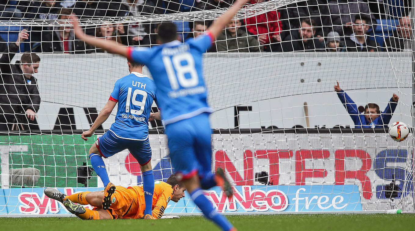 Hoffenheim recorded an invaluable win against VfL Wolfsburg © 2016 Getty Images