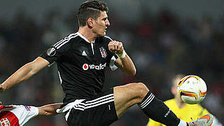 Mario Gomez didn't score, but helped his side to the top of the table in Turkey.  © 