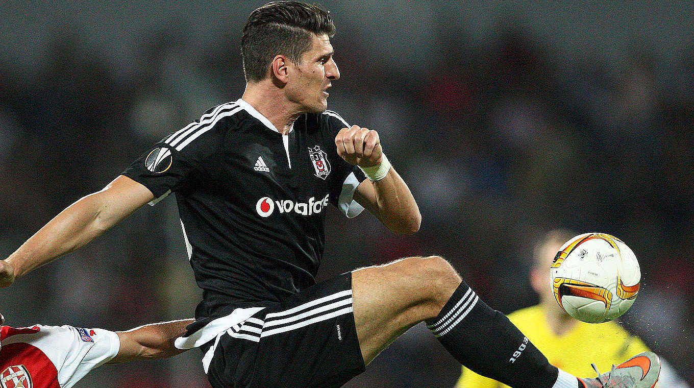 Mario Gomez didn't score, but helped his side to the top of the table in Turkey.  © 