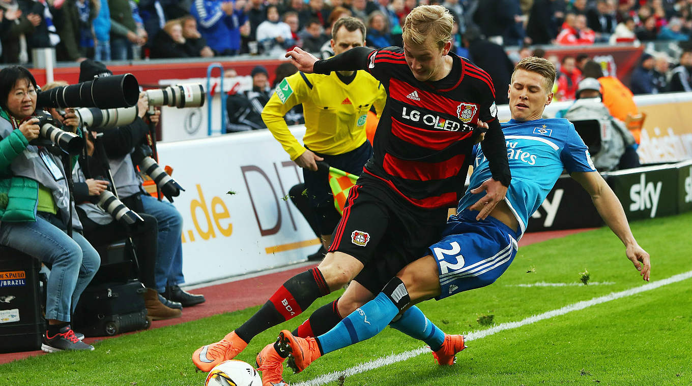 Leverkusens Brandt (M.): "Man muss den Hut vor unserer Leistung ziehen" © Getty Images