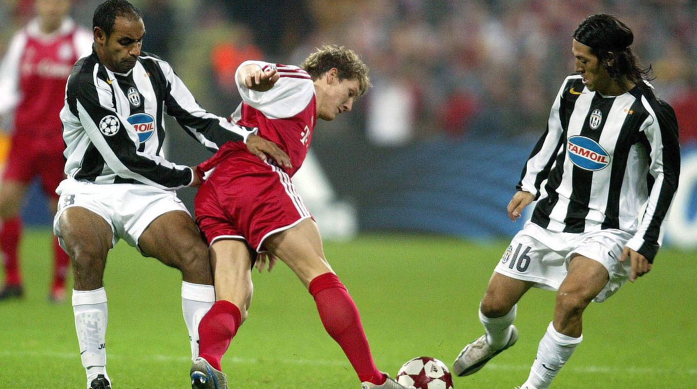 Das erste Aufeinandertreffen 2004: Bayern verliert 0:1 in Turin © getty images
