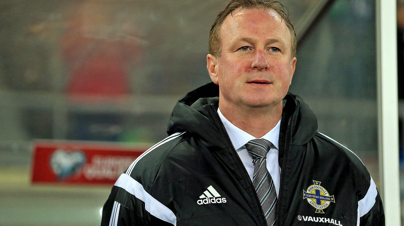Verlängert seinen Vertrag als Trainer von Nordirland bis 2020: Michael O'Neill  © 2015 Getty Images