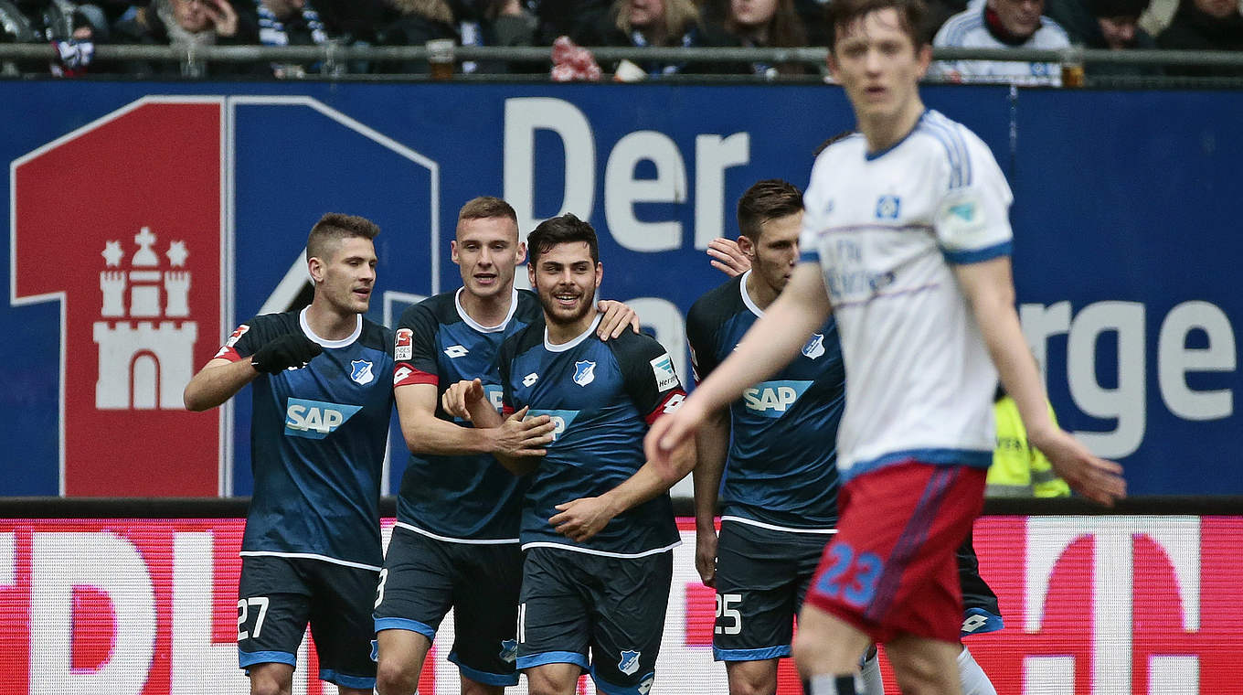 Volland shone as TSG beat HSV  © 2016 Getty Images