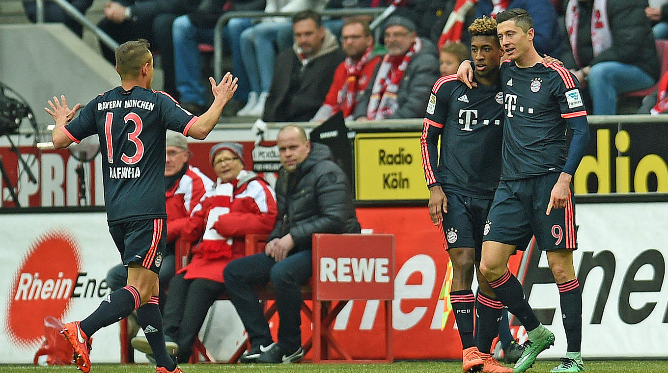 Pflichtaufgabe erfüllt: Rekordmeister Bayern siegt in Köln © 2016 Getty Images