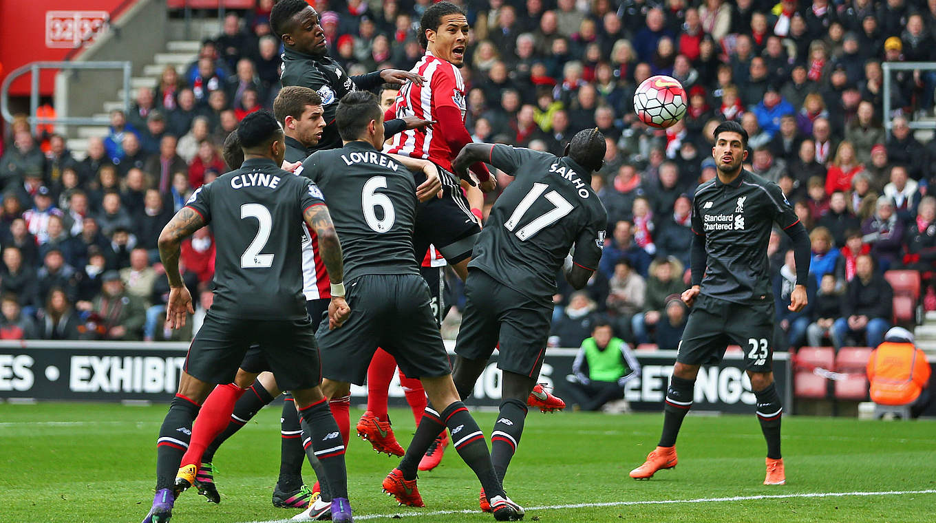Can and Liverpool fell to a bitter 3-2 defeat in Southampton © 2016 Getty Images