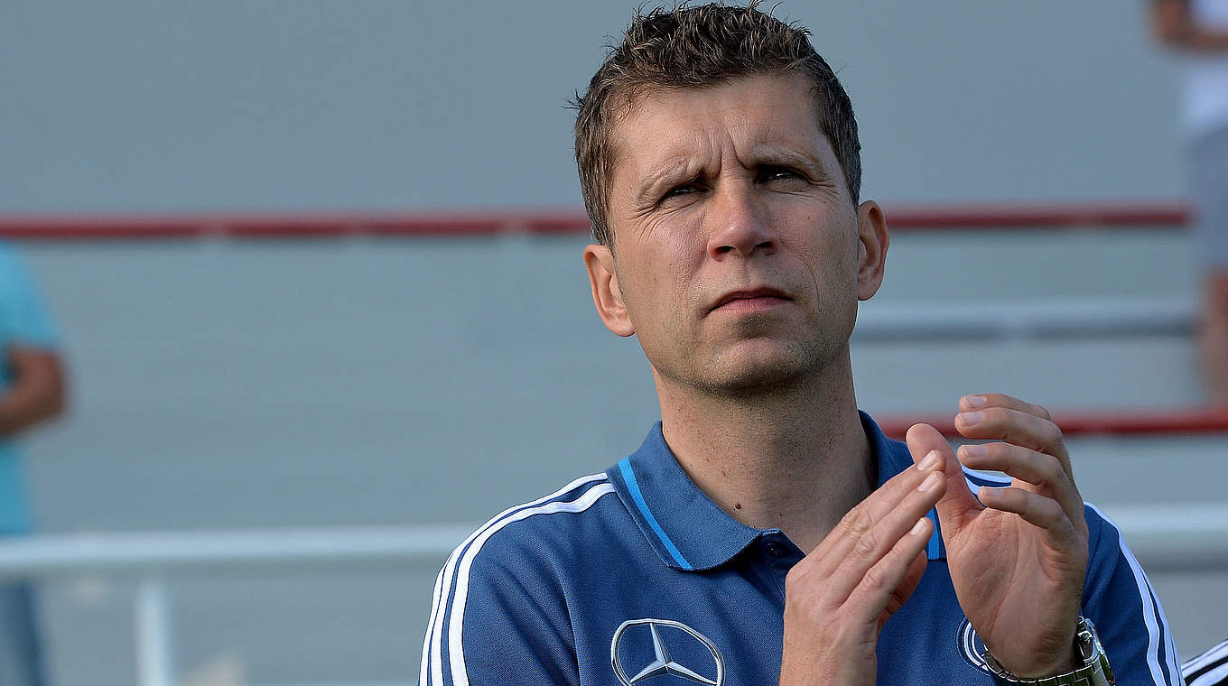 Debüt als U 19-Trainer: Guido Streichsbier ersetzt Marcus Sorg © 2015 Getty Images