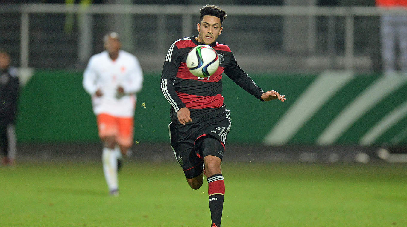 It is Nadiem Amiri's first call-up to the national U21 side © 2015 Getty Images