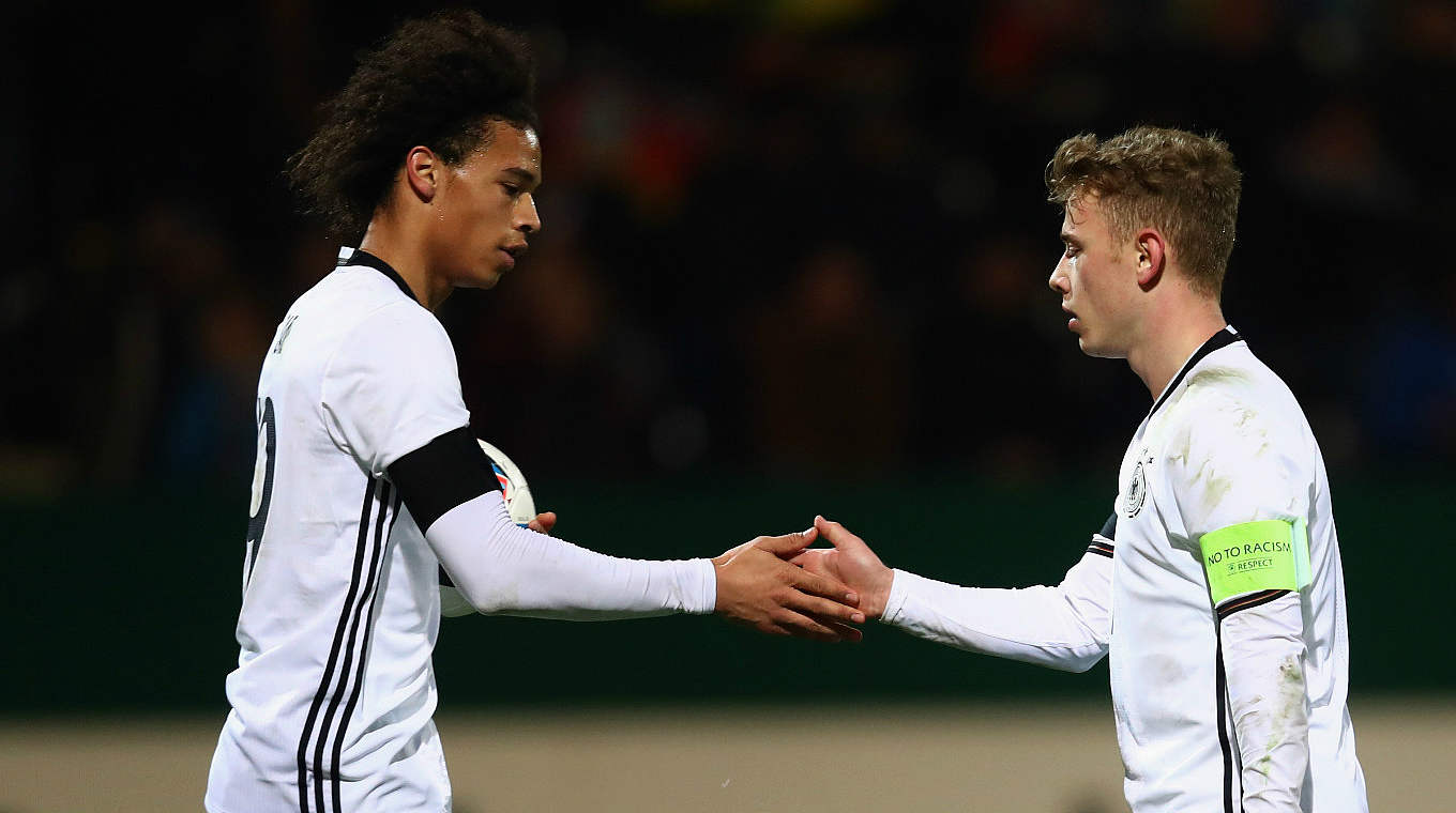 Gehörten zu den deutschen Torschützen gegen die Färöer: Leroy Sané (l.) und Max Meyer © Getty Images