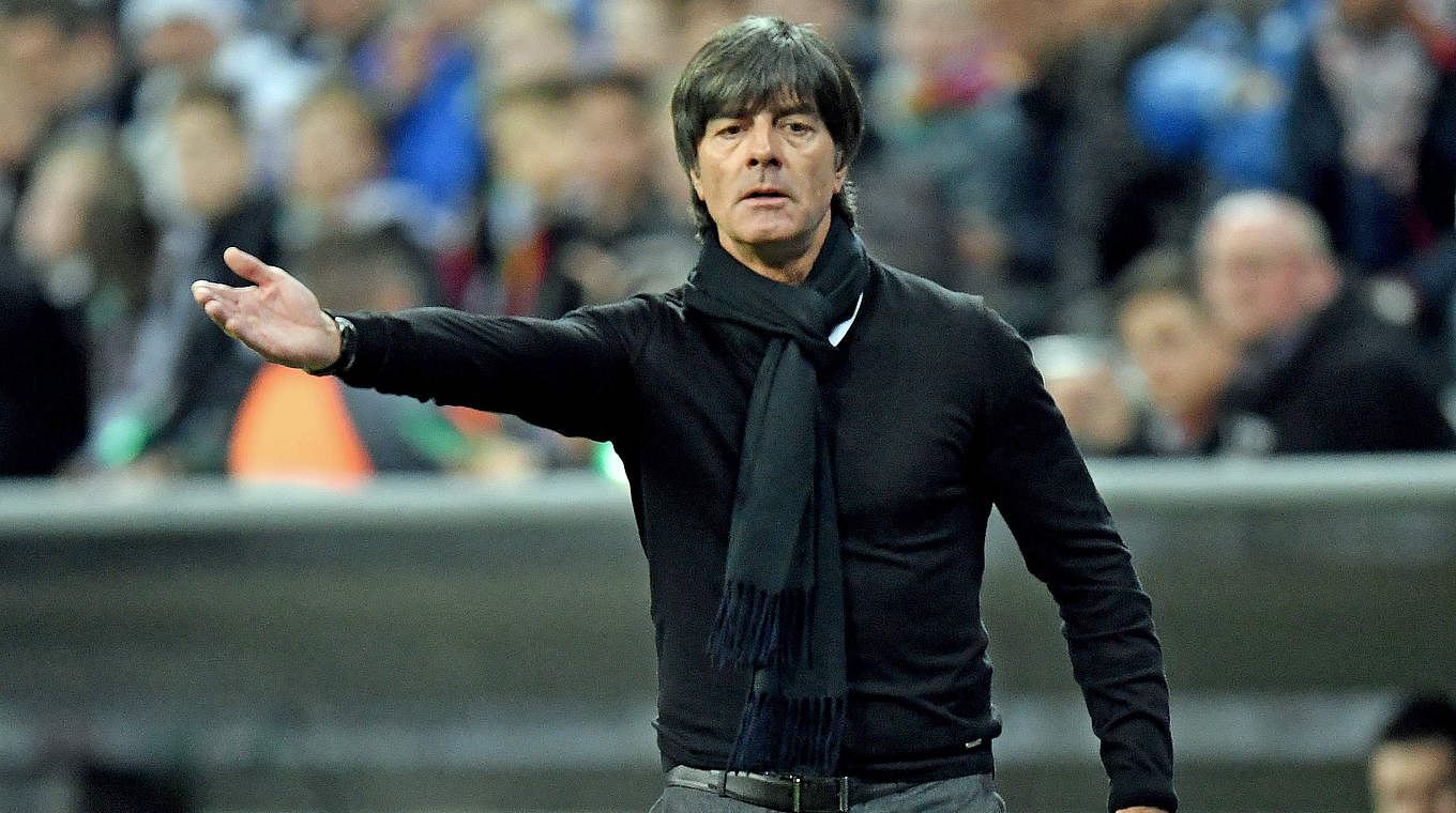 Joachim Löw could celebrate a first Germany win over Italy in 21 years © 2016 Getty Images